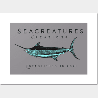 Black Marlin Posters and Art